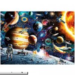 Space Puzzle 1000 Piece Jigsaw Puzzle Kids Adult – Planets in Space Jigsaw Puzzle  B07KPHF9GM